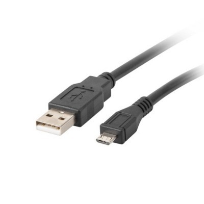 LANBERG CABLE CA-USBM-10CC-0018-BK USB MACHO A MICRO USB MACHO,NEGRO,1.8 METROS