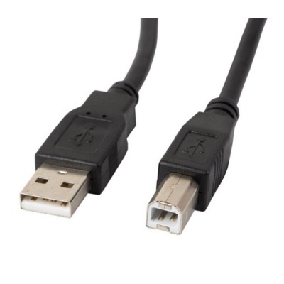 LANBERG CABLE USB-A MACHO A USB-B MACHO CA-USBA-10CC-0030-BK,NEGRO,3 METROS