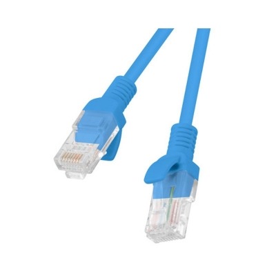 LANBERG CABLE DE RED PCU6-10CC-0500-B,RJ45,UTP,CAT 6,5M,AZUL