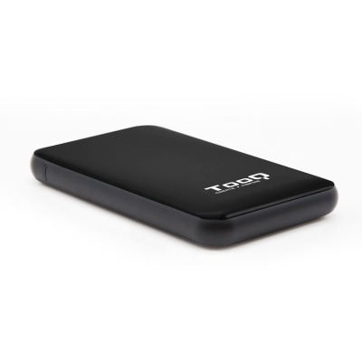 TOOQ CAJA EXTERNA HD 2.5/ SD 9.5mm. SATA USB 3.1 NEGRO