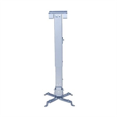 SOPORTE UNIVERSAL INCLINABLE DE TECHO PARA PROYECTOR COLOR PLATA TooQ