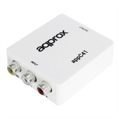 ADAPTADOR VIDEO COMPUESTO AV A HDMI APPROX APPC41