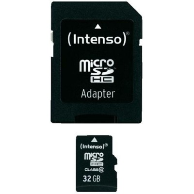INTENSO MICRO SD 32GB CLASE 10 CON ADAPTADOR 3413480