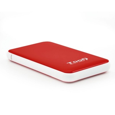 CAJA EXTERNA TOOQ TQE-2528R 2,5\111 9,5 MM SATA USB 3.1 GEN1 ROJA