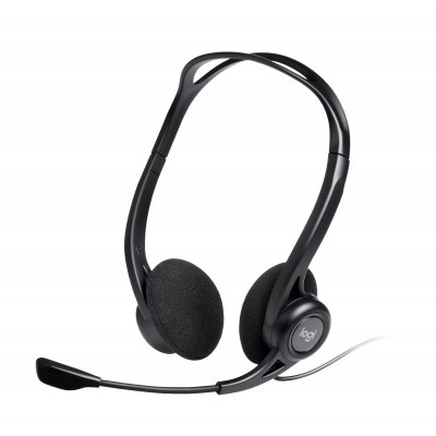Logitech 960 USB Binaural Diadema Negro