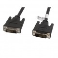 LANBERG CABLE DVI-D (24+1) MACHO A DVI-D (24+1) MACHO LANBERG CA-DVID-10CC-0030-BK MÁXIMA RESOLUCIÓN 1440P SOPORTE 3D 3 METROS