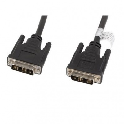 LANBERG CABLE DVI-D (18+1) MACHO A DVI-D (18+1) MACHO LANBERG CA-DVIS-10CC-0018-BK MÁXIMA RESOLUCIÓN 1440P 1.8 METROS