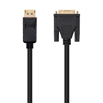 Cable conversor DP a DVI negro, 2m