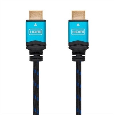 CABLE HDMI V2.0 4K 60HZ 18GBPS, AM-AM, NEGRO 5M NANOCABLE