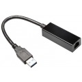 GEMBIRD ADAPTADOR USB 3.0 A ETHERNET RJ45 NEGRO NIC-U3-02