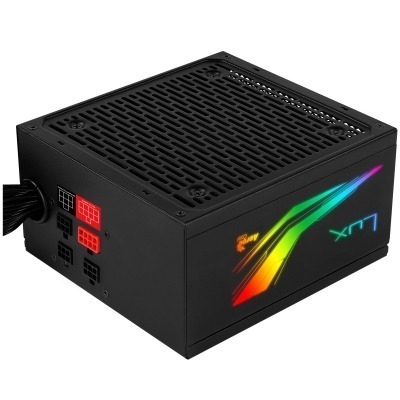 Aerocool LUX RGB 550M unidad de fuente de alimentación 550 W Negro