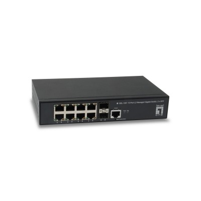 LevelOne GEL-1061 Gestionado L2 Gigabit Ethernet (10/100/1000) Negro 19U