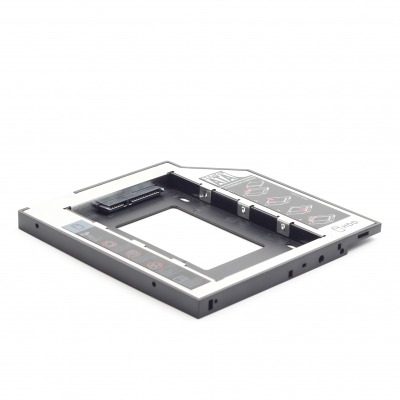 ADAPTADOR BAHIA DE PORTATIL 9.5mm PARA INSTALACION DE SSD/HD
