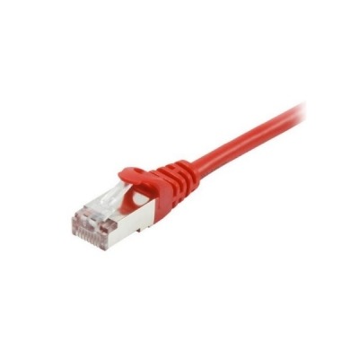 LATIGUILLO APANTALLADO S/FTP CATEGORIA 6A/10G PIMF LOSH 1M COLOR ROJO