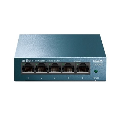 SWITCH NO GESTIONABLE TP-LINK LS105G LITEWAVE 5P GIGA SOBREMESA CARCASA METAL NO RACK