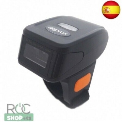 SCANER CODIGO DE BARRAS MINI TIPO ANILLO INALAMBRICO APPROX APPLS12R BLUETOOTH Y RF LECTOR 1D