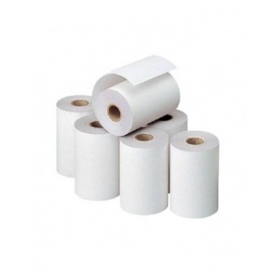 PACK DE 10 ROLLOS DE PAPEL TERMICO DE 57x35mm LIBRE DE BISFENOL A