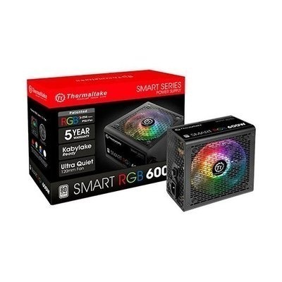 Fuente de alimentación Thermaltake 600W Smart RGB ATX