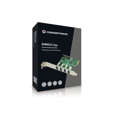 Conceptronic EMRICK02G tarjeta y adaptador de interfaz USB 3.0 Interno