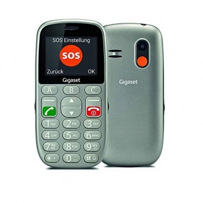 TELEFONO MOVIL GIGASET GL390 GRIS 2.8