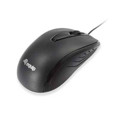 Equip 245107 ratón USB tipo A Óptico 1000 DPI Ambidextro