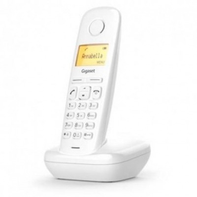 Telefono fijo inalambrico gigaset a170 blanco 50 numeros agenda - 10 tonos