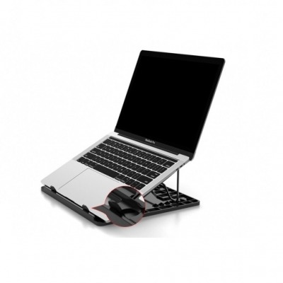 BASE REFRIGERACION ERGONOMICA DE ALUMINIO PARA PORTATILES CONCEPTRONIC COLOR GRIS