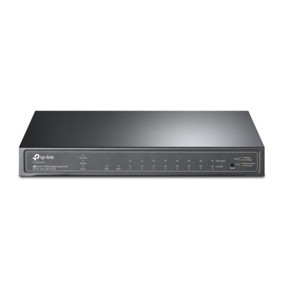 TP-LINK TL-SG2210P switch Gestionado L2/L4 Gigabit Ethernet (10/100/1000) Negro Energía sobre Ethernet (PoE)