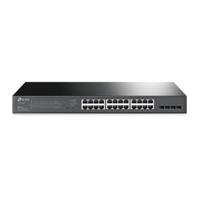 TP-LINK TL-SG2428P switch Gigabit Ethernet (10/100/1000) Negro Energía sobre Ethernet (PoE)
