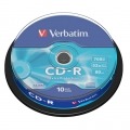 CD-R 52X BOBINA 10X VERBATIM P/N:43437