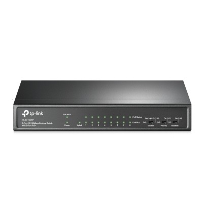 TP-LINK TL-SF1009P switch No administrado Fast Ethernet (10/100) Negro Energía sobre Ethernet (PoE)