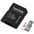 SanDisk Ultra - Tarjeta de memoria flash (adaptador microSDXC a SD Incluido) - 128 GB - Class 10 - microSDXC UHS-I