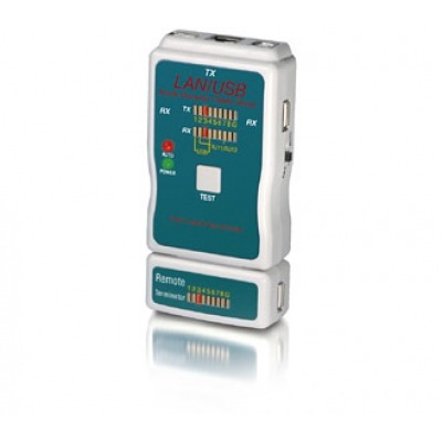 TESTER CABLES LAN & USB CON UNIDAD REMOTA