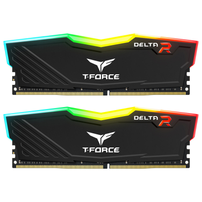 T-Force DELTA RGB DDR4 DESKTOP MEMORY BLACK 16GB(2x8GB) 3200MHz CL16