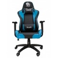 Talius silla Gecko v2 gaming negra/azul, butterfly, base nylon, ruedas nylon