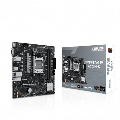 Asus Placa Base Prime A620M-K DDR5 mATX Socket AM5
