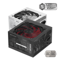 Fuente De Alimentacion Mars Gaming Mpiii 850w, Eficiencia 85% Pfc Activo Vent 12x12 14db White