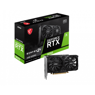 Msi GeForce RTX 3050 Ventus 2X E 6GB OC GDDR6