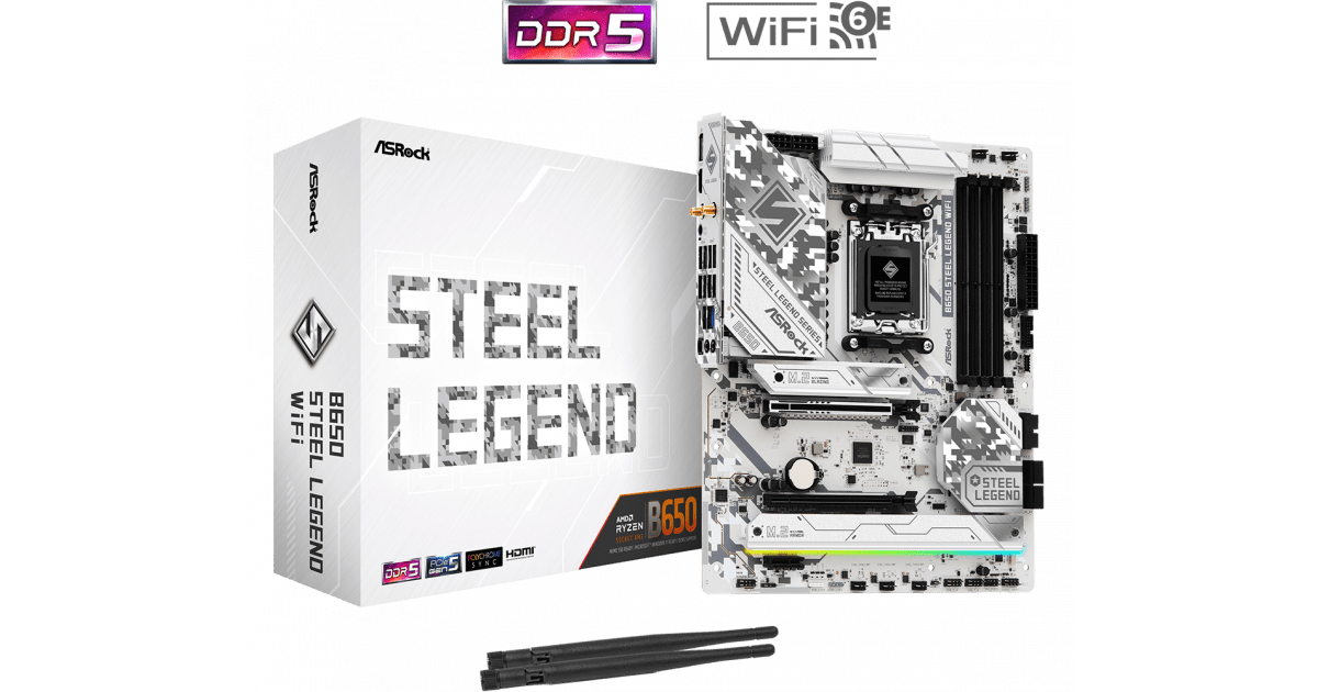 asrock placa base b650 steel legend wifi atx socket am5 de asrock en ...