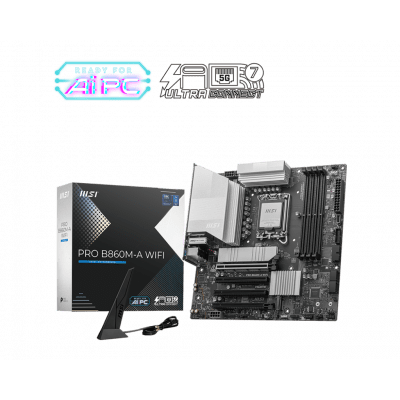 Msi Placa Base Pro B860M-A WiFi mATX LGA1851