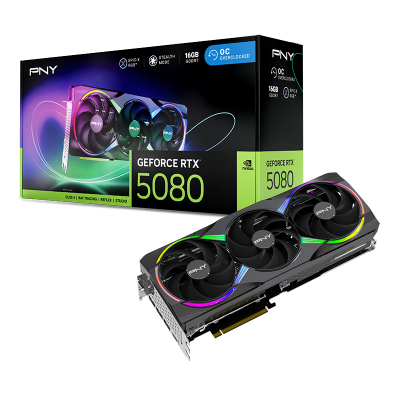 Pny VGA GeForce RTX 5080 ARGB Epic-X RGB OC Triple Fan 16GB GDDR7