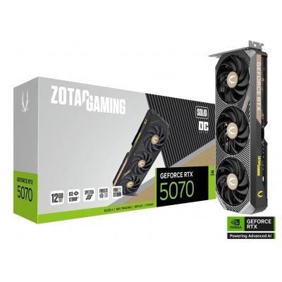 Zotac Gaming VGA GeForce RTX 5070 Solid OC 12GB GDDR7 DLSS4