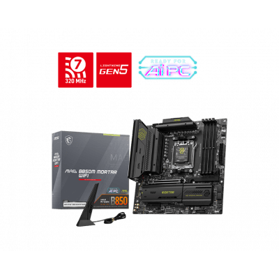 Msi Mag Placa Base B850M Mortar WiFi mATX Socket AM5