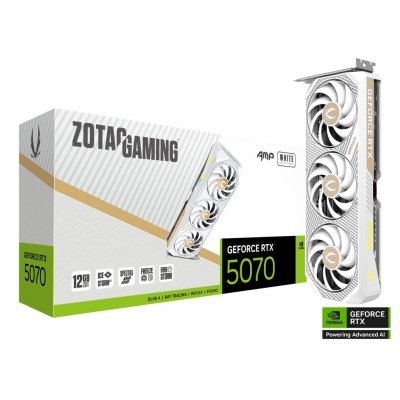 Zotac Gaming GeForce RTX 5070 AMP White Edition 12GB GDDR7