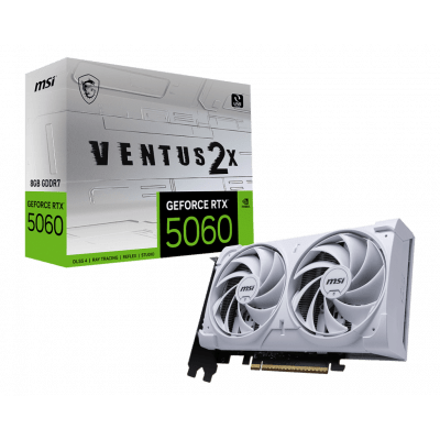 Msi RTX 5060 8GB GDDR7 Ventus 2X White