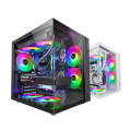 CAJA ATX CUBE MARS GAMING MCVONE NEGRO CRISTAL CONTINUO GPU 334mm 1x3.5 2x2.5