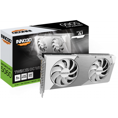 Inno3D RTX 5060 Twin X2 OC 8GB GDDR7 White