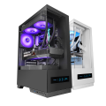 CAJA ATX SEMITORRE MARS GAMING MCPULSAR DOBLE CRISTAL TEMPLADO LCD FRONTAL GPU 332mm NEGRO