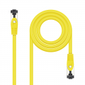 Nanocable Cable red Cat. 8.1 2GHZ SSTP Amarillo 1m