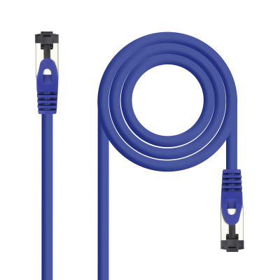 Nanocable Cable red Cat. 8.1 2GHZ SSTP Azul 2m